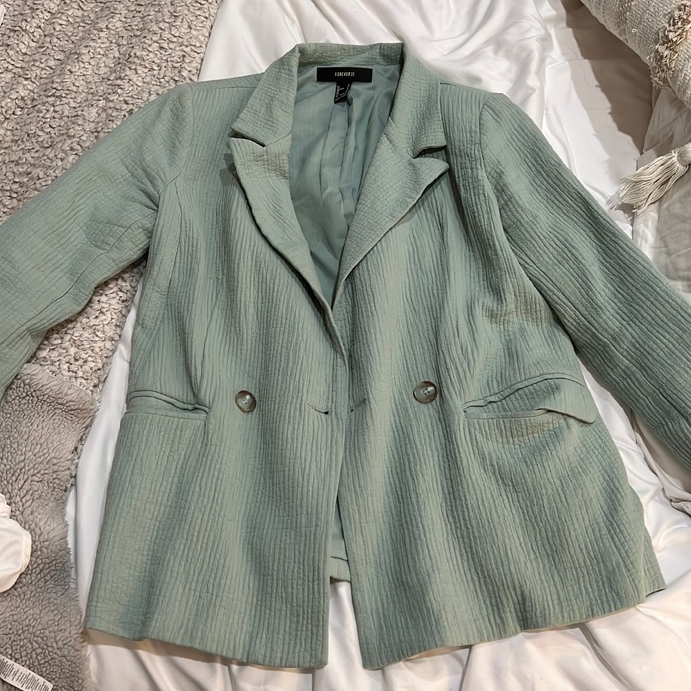 Teal Blazer
